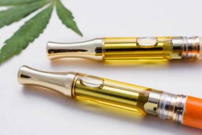 cannabis vape cartridge realistic product